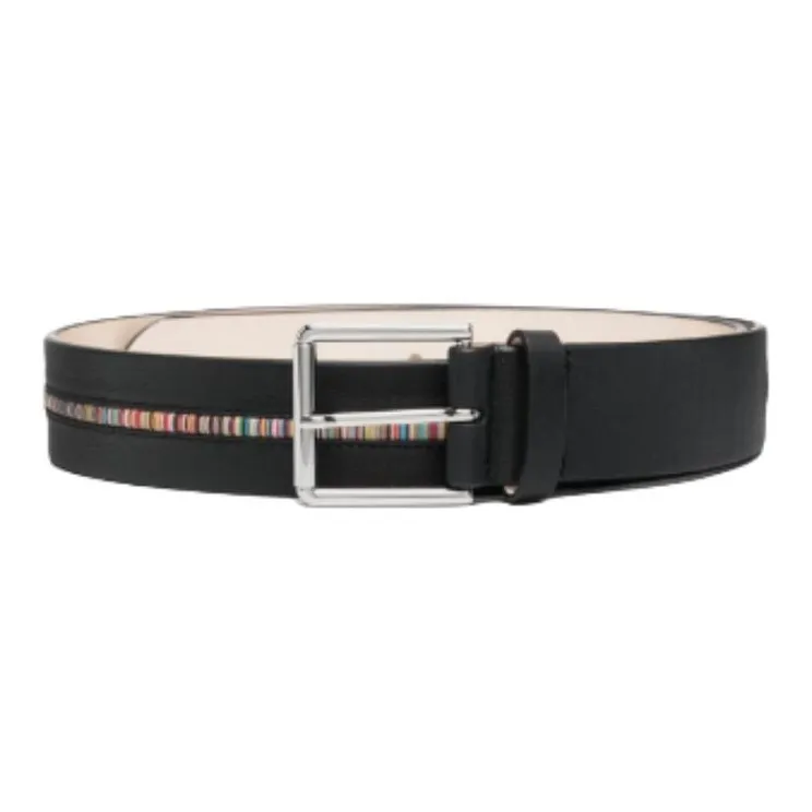 Paul Smith Artist stripe Leather Belt-0