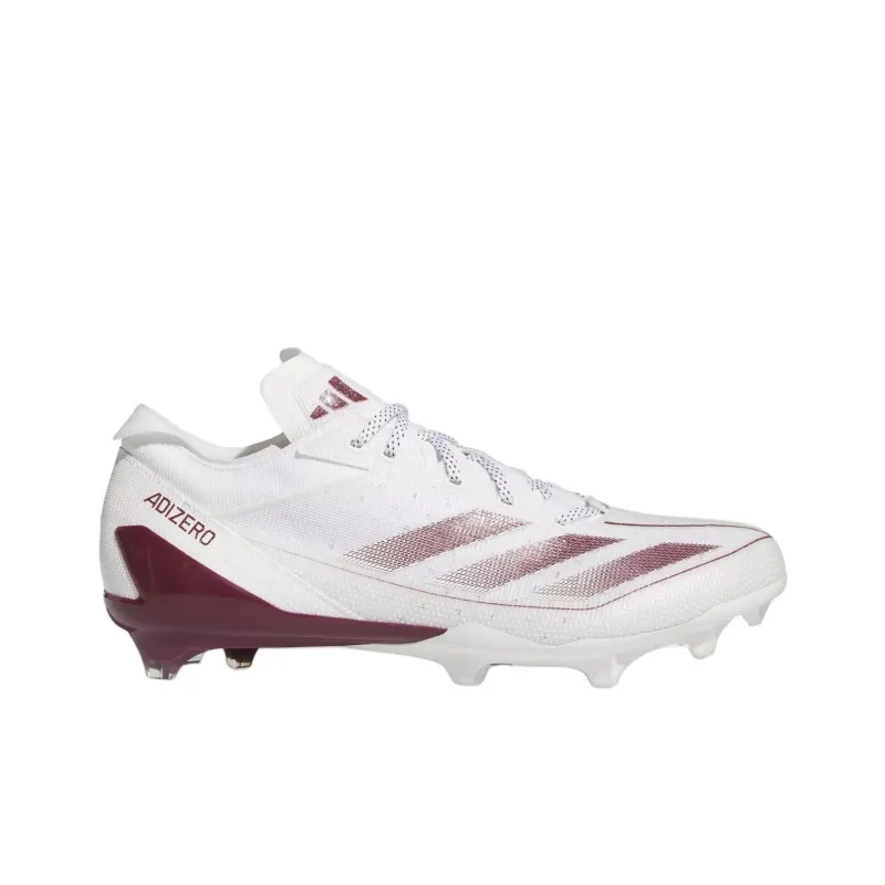 Adidas Adizero Electric Anti Slip Wear Resistant Soccer Shoes Men's White Red-1
