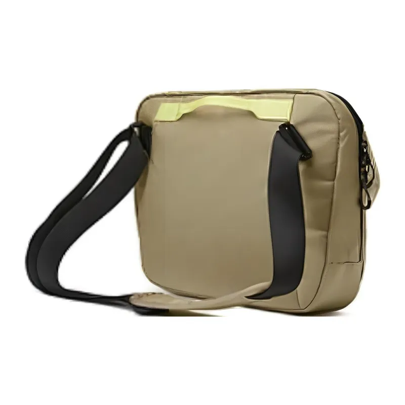 Skechers Fabric Shoulder Bag, Crossbody Bag Regular Unisex White Cap Gray & Elm Green-2