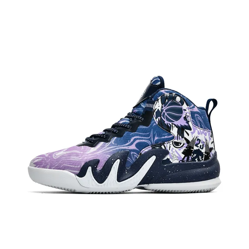 Black tailed Deer Shock Absorbers With Slip Resistant And Abrasion Resistant Properties Mid Top Basketball Shoes Unisex-13