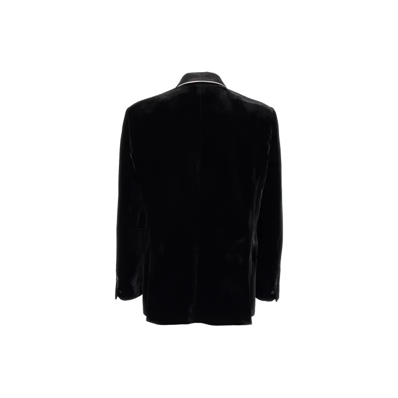 DSQUARED 2 Single Breasted Tailored Velvet Blazer-1