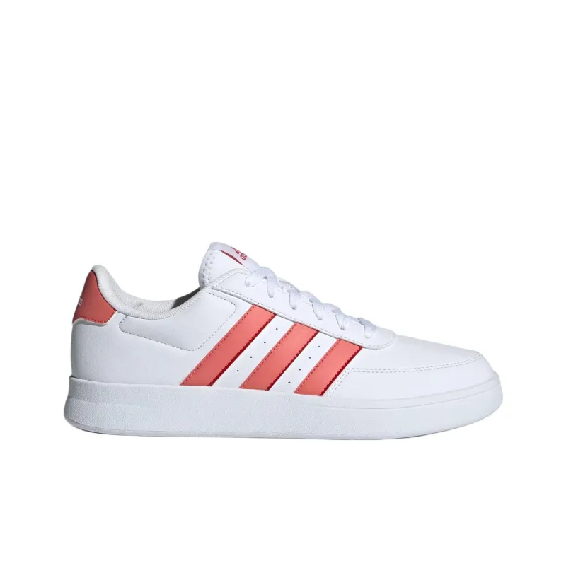 Adidas BREAKNET 2.0 Anti-Slip Wear-Resistant Low-Top Skateboard Shoes Unisex White-1
