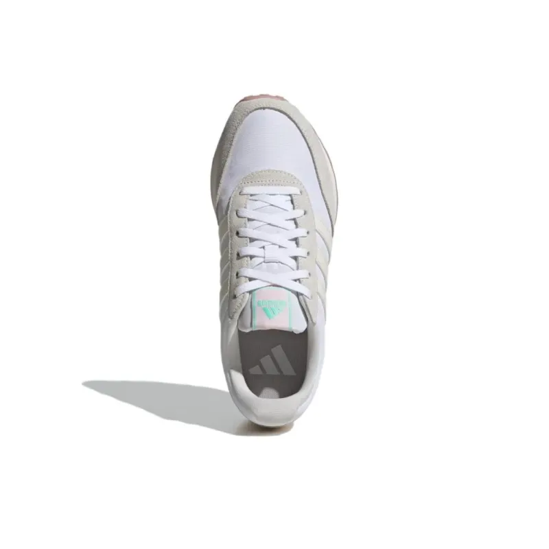 Adidas Run 60s Anti Slip Wear Resistant Low Top Running Shoes Women's White-4