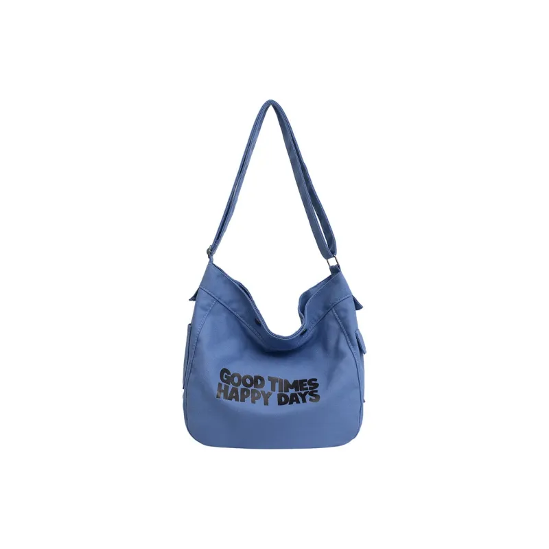 DALO Canvas Canvas Bag Tote Bag Shopping Bag Crossbody Bag Regular Unisex White/Black/Blue/Coffee-2