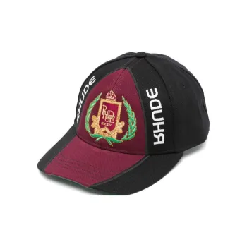 RHUDE Racing Crest 6 Panel Hat