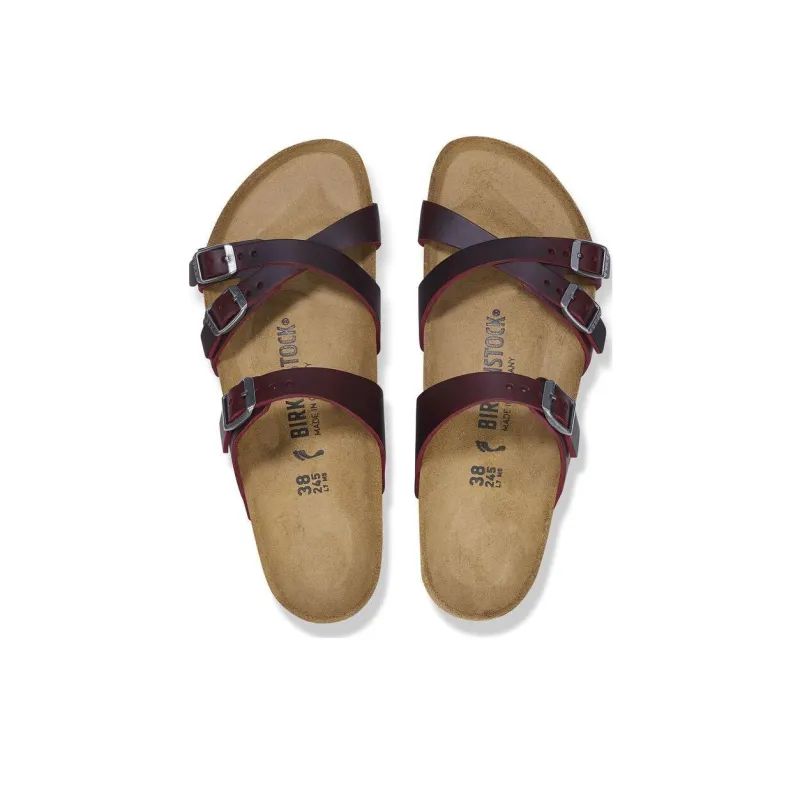 Birkenstock Franca EVA Slip-Resistant Slide Slippers Women's Deep Red-4