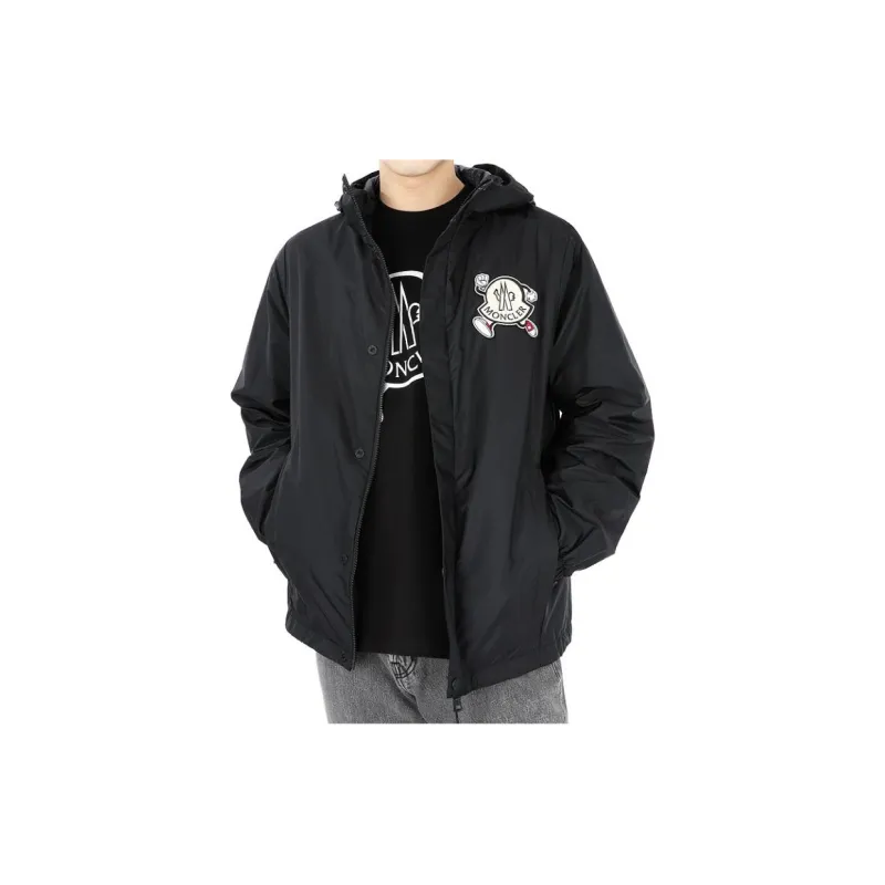 Moncler Guiers Logo patch Hooded Jacket-2