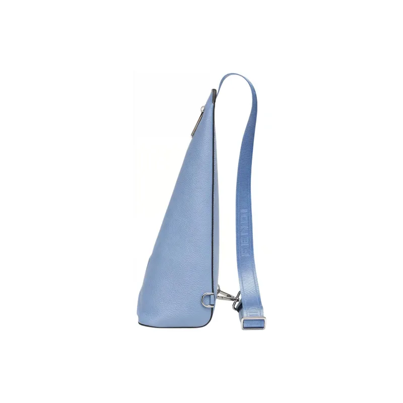 FENDI Leather Crossbody Bag Shoulder Bag Men's Sky Blue-1