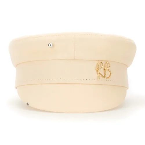 RUSLAN BAGINSKIY Logo Lettering Pierced Baker Boy Hat