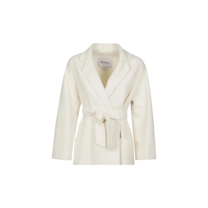 MaxMara Ludmilla Belted Long Sleeved Coat-5