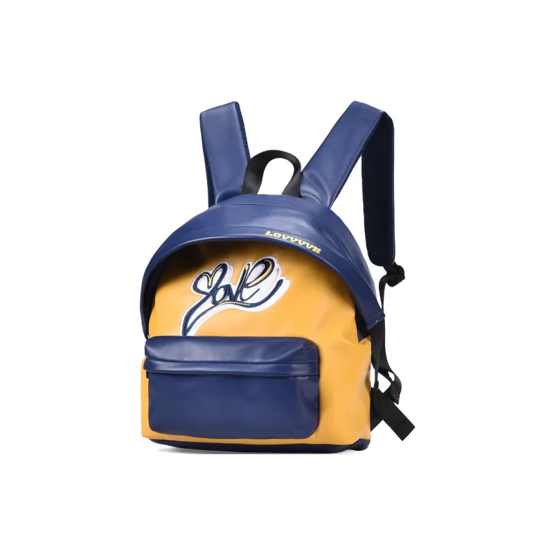 LOVVVVE PU Backpack Regular Unisex Blue-16