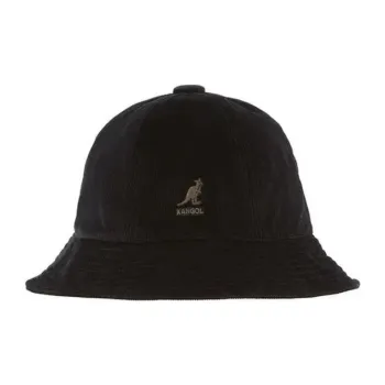 KANGOL Cotton Bucket Hats Unisex Black