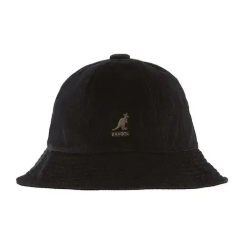 KANGOL Cotton Bucket Hats Unisex Black