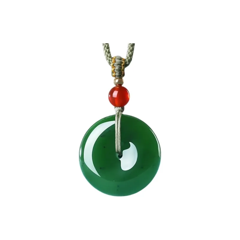 Zhen Yu Zhen Pin Hetian Jade Necklaces Jasper Unisex-0