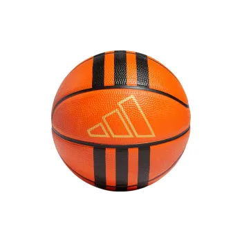Adidas Rubber Basketball Orange Black Size 3 Ball Indoor, Outdoor, All Kids'