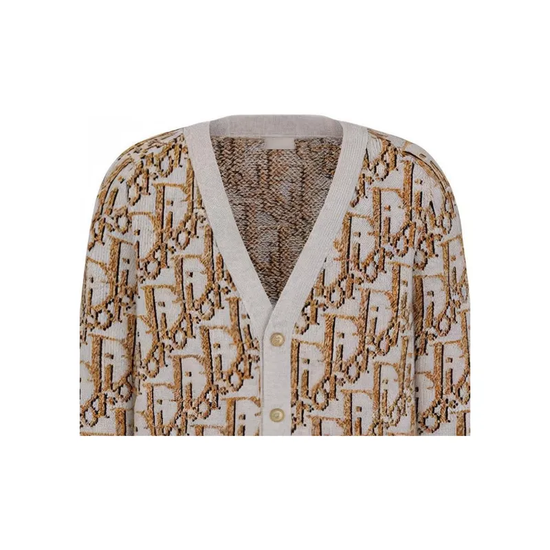 DIOR FW22 Sweater Men's Beige Brown-5