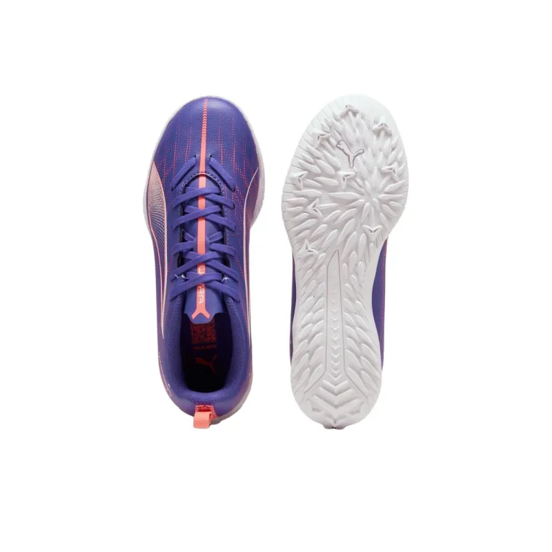 PUMA Slip-Resistant Anti-Kick Low-Top Kids' Soccer Shoes Blue Purple Kids'-3