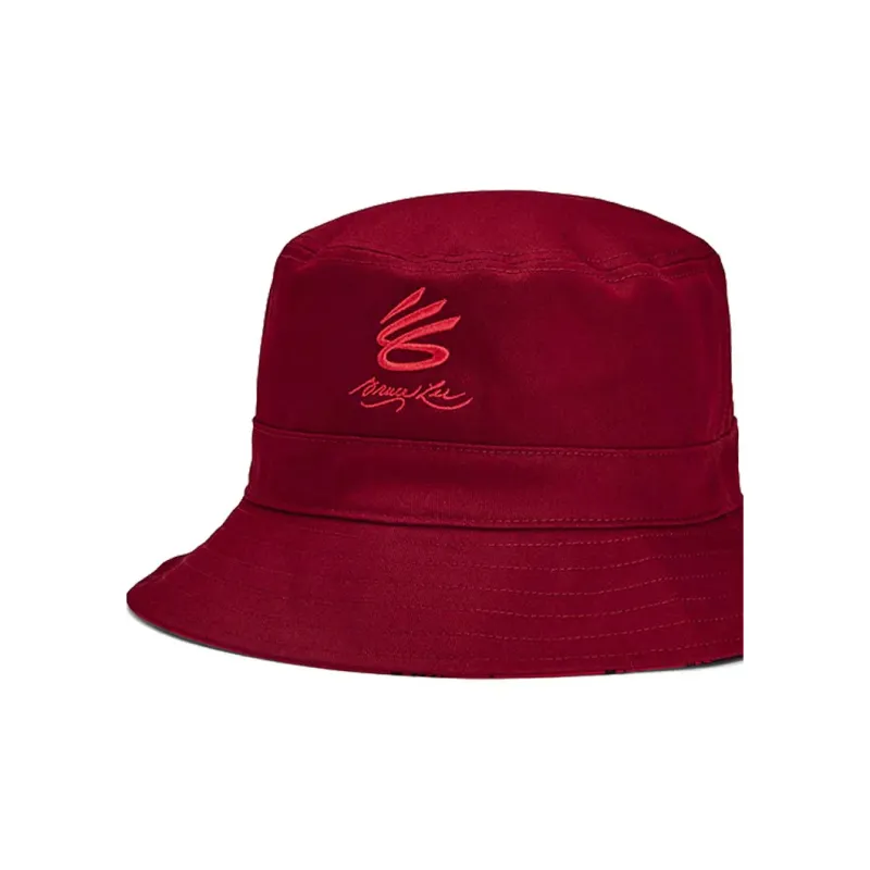 Under Armour Cotton Bucket Hats Unisex Red-2