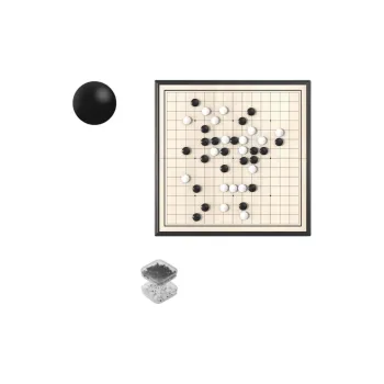 A Little Tide To Play Five in A Row With Magnetic Foldable Portable Set Chessboard 29cm Board Games