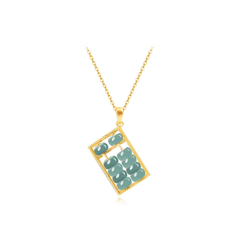 CGC Ice Glutinous Jadeite Necklaces Women's-3