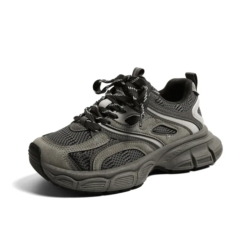 HUANQIU Cushioning Anti-Slip And Wear-Resistant Low-Top Chunky Sneakers Women's-8