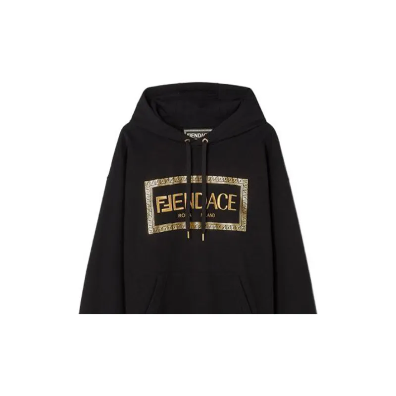 Fendi Fendace Logo Mens Hoodie-5