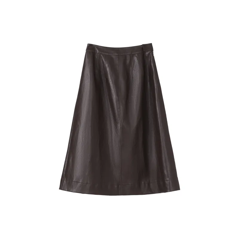 Fstudio Leather Long Skirts Women's-4