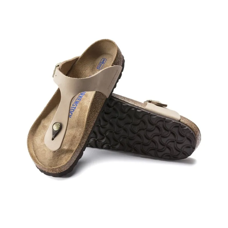 Birkenstock Abrasion Resistant Flip Flops Unisex Sand Narrow-4