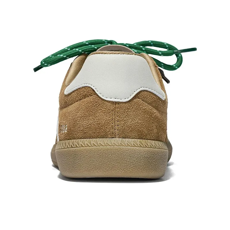 Kappa Capa Back-to-Back German Army Trainers Anti-Slip Wear-Resistant Low-Top Skateboard Shoes Unisex Chestnut-5