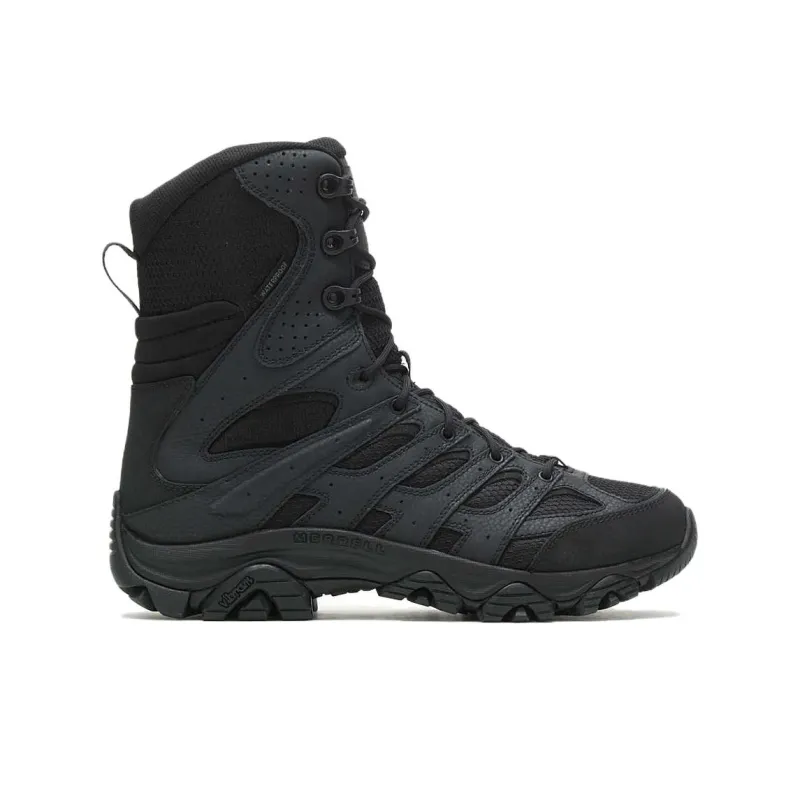 MERRELL MOAB 3 Waterproof And Wear resistant Crew Outdoor Boots Unisex Black-1