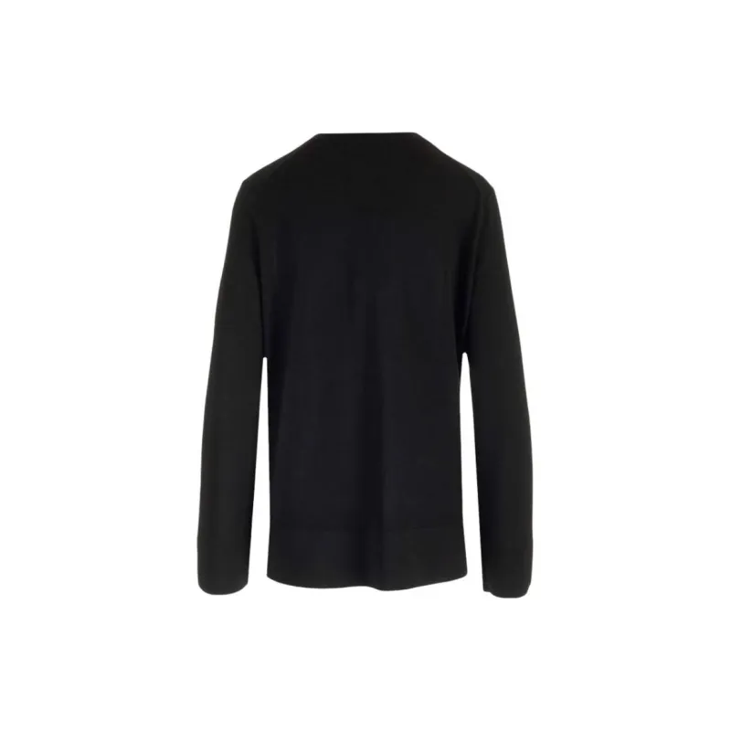 THEORY Ribbed V-Neck Jumper-1