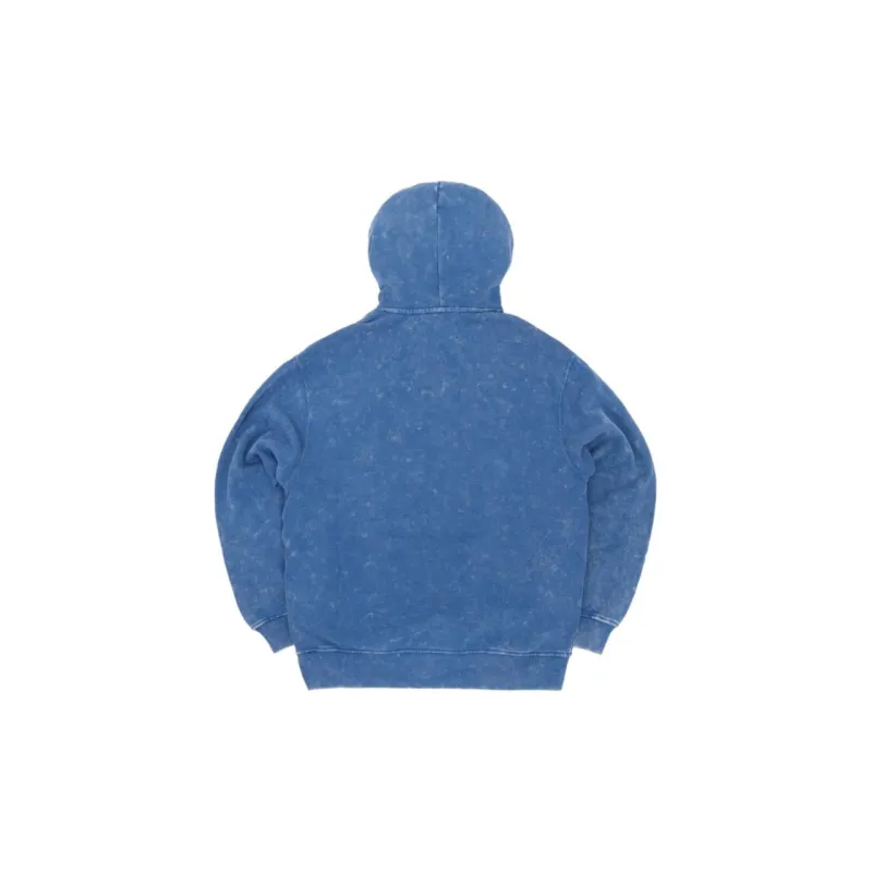 Jordan Men's Logo Knit Pullover Hooded Sweatshirt Blue-1