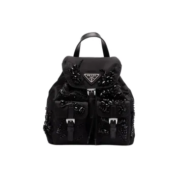 PRADA Recycled Polyamide Backpack Regular Women's Black