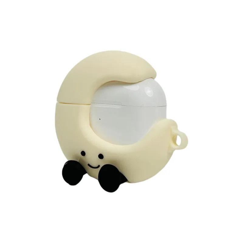 Sopi Compatibility With Apple AirPods 4/2/3/AirPods Pro/Pro 2 Silicone Moon Stars Pendant Headphone Cases-6