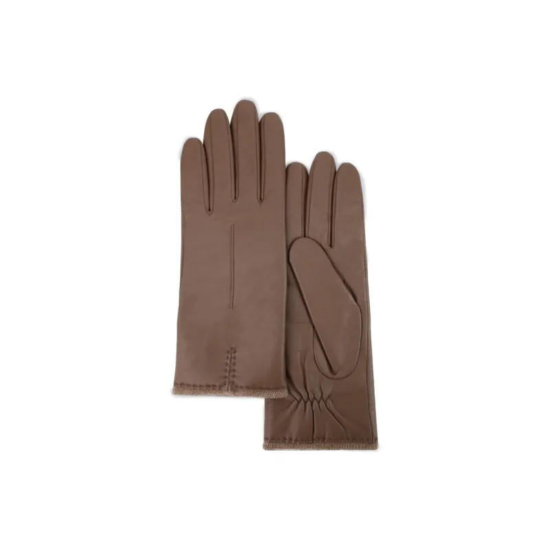 MARJAKURKI Sheepskin Sheep Wool Touchscreen Glove With White Greeting Card Unisex-1