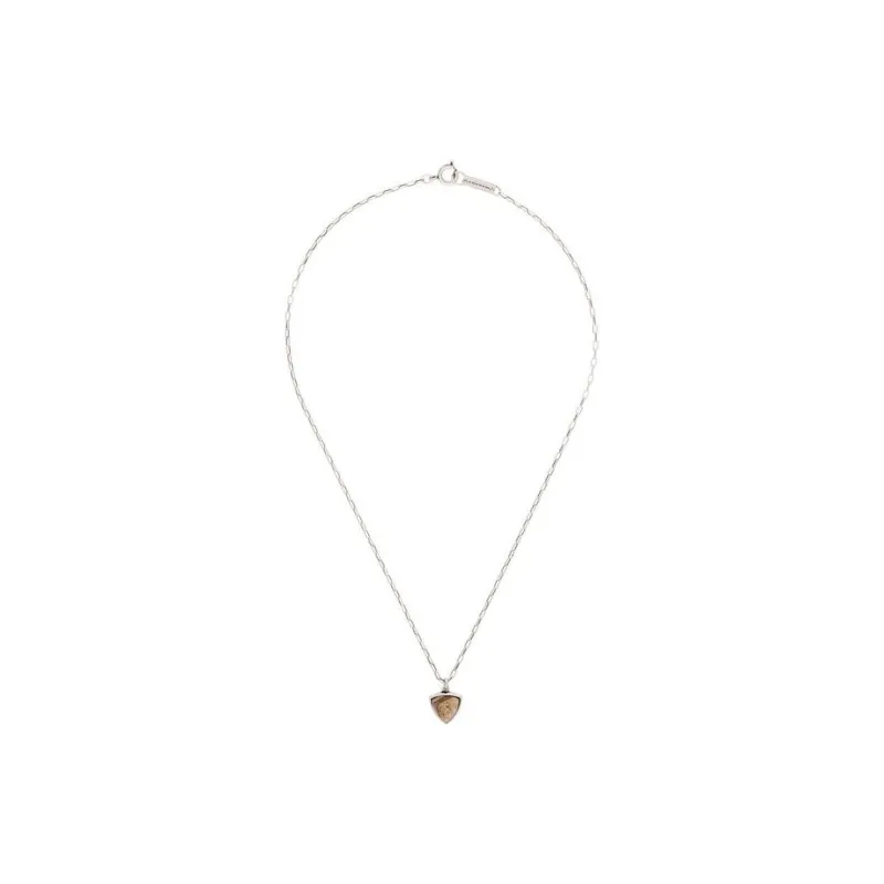 ISABEL MARANT Brass Necklaces Men's Silver-1