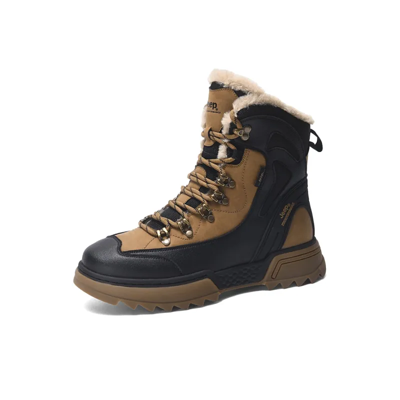 Jeep JEEP Cushioning Anti-Slip And Wear-Resistant High-Top Outdoor Shoes Men's-1