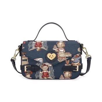 DANNYBEARJEANS Fabric One Shoulder Handbags Women's Dark Blue