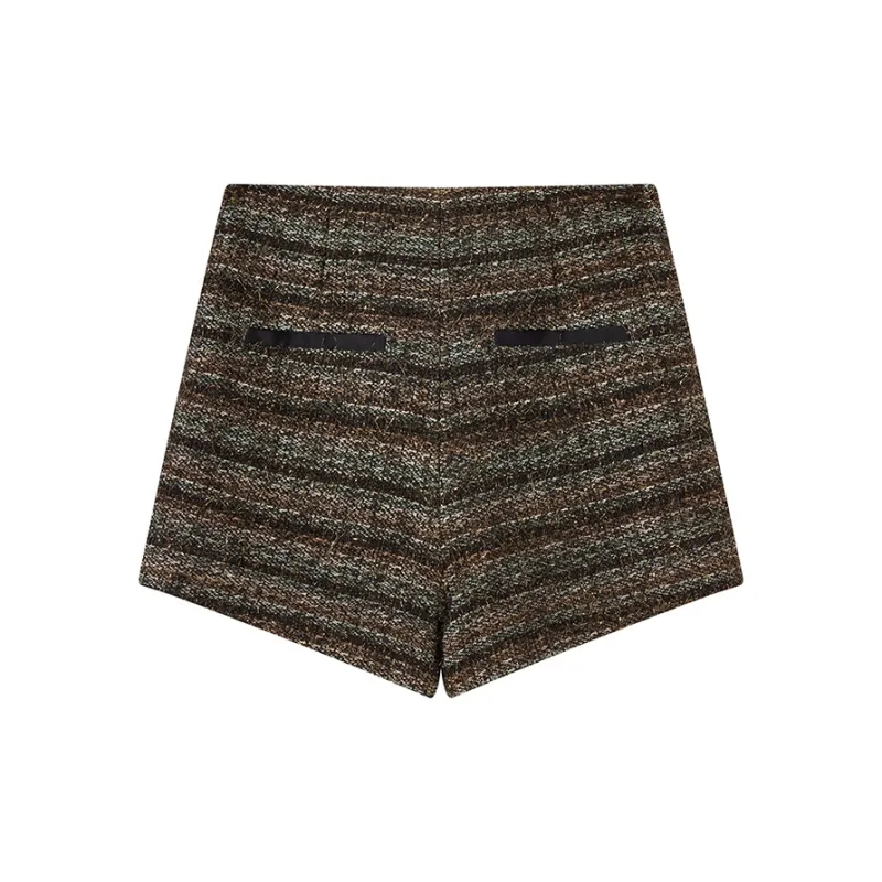 Ouyang Casual Shorts Women's Gold Brown-1