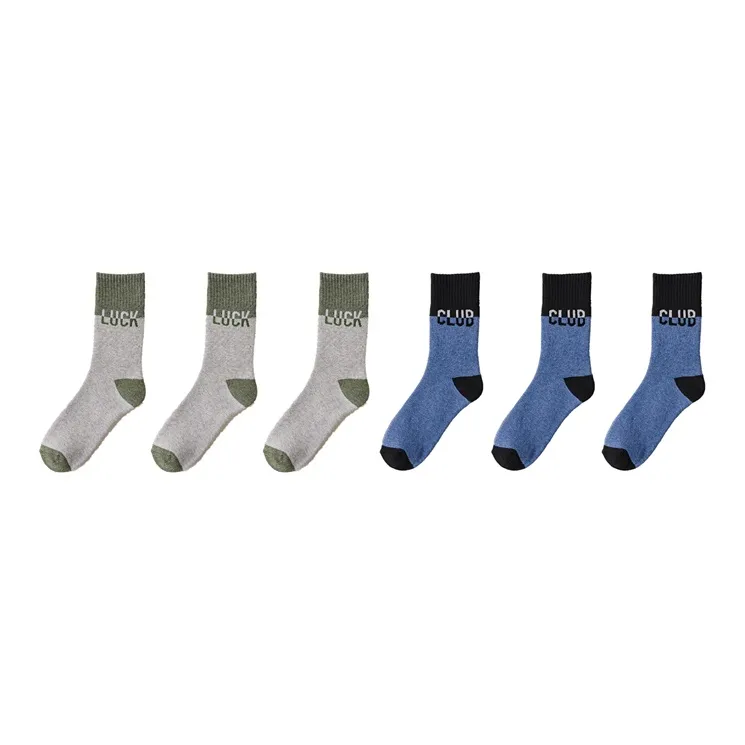 YUZHAOLIN Mid Calf Socks Men's Multi double Loading-18