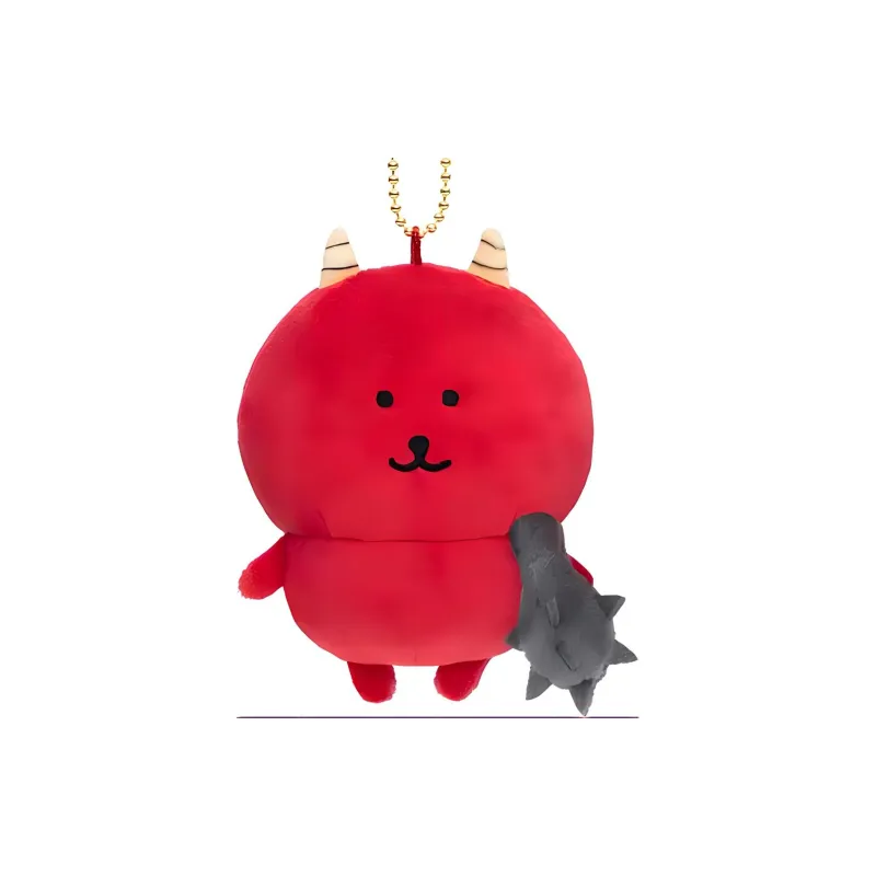 Chiikawa Red Ghost Bear Dolls Plush Pendant Small Size Tall-2