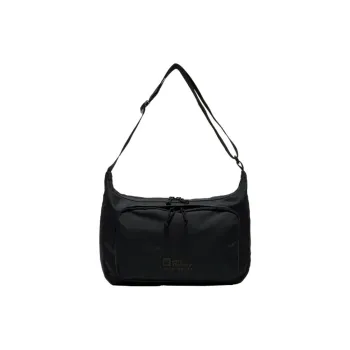 Jack Wolfskin Recycled Nylon Shoulder Bag Men's Black