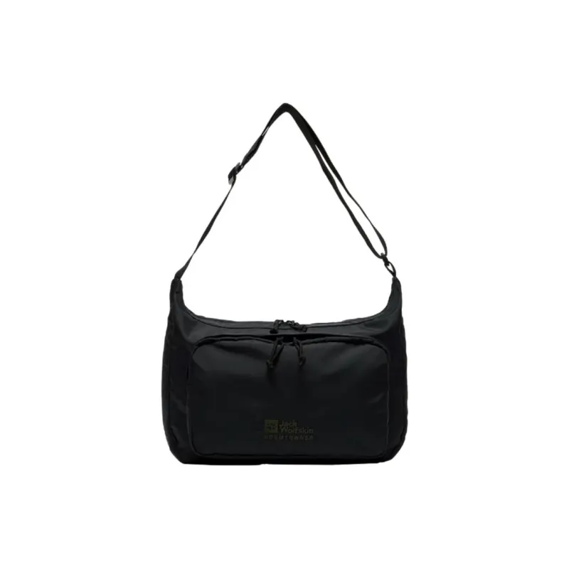 Jack Wolfskin Recycled Nylon Shoulder Bag Men's Black-0