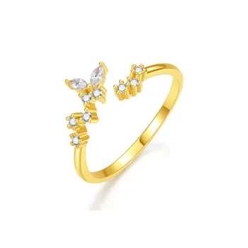 JINGUIFU S925 Silver Rings Women's