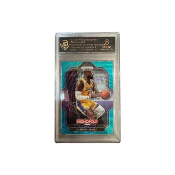 PANINI Lakers Legend LeBron James The King Prizm Blue Ripple High End RPA High Score Star Card Rare Graded Cards 1 Pc