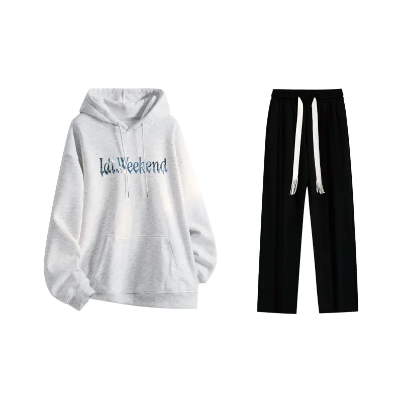 LA'T.WEEKEND Sweatshirt Set Unisex-58