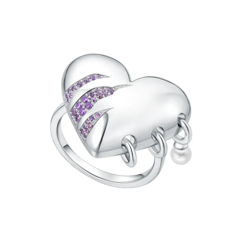 BABYBEI 925 Silver Pearls Rings Women's-0