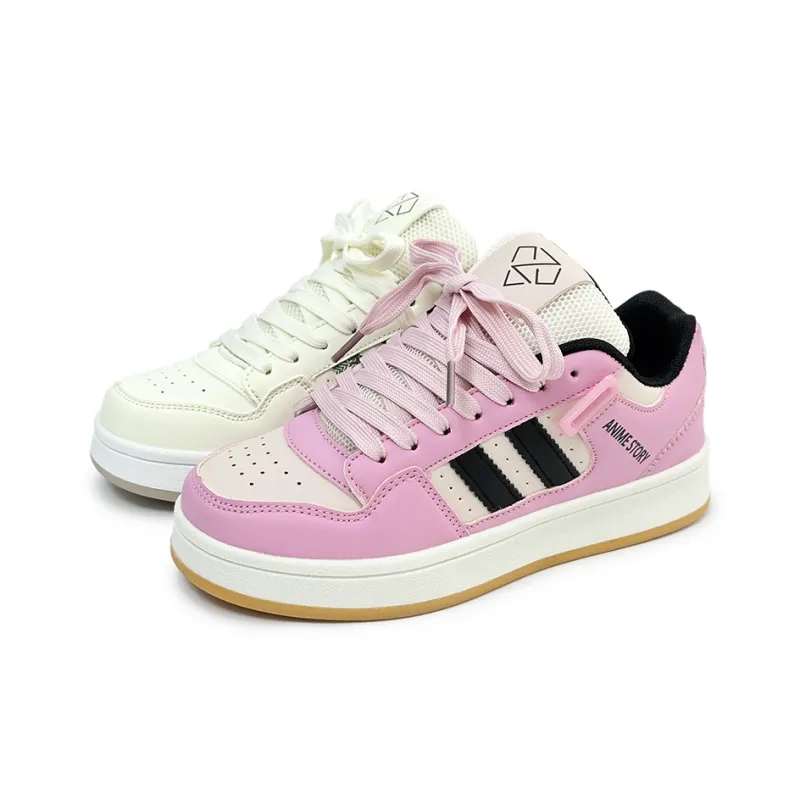 Wooden Rabbit Low Top Skateboard Shoes Unisex-55