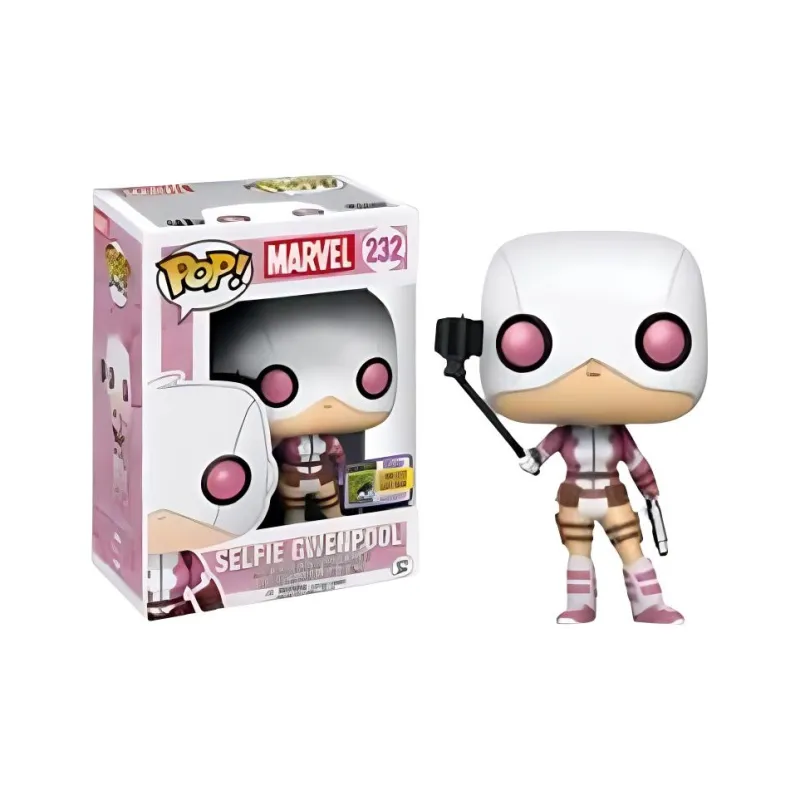Funko Deadpool POP! Collection Marvel Gwendolyn Selfie Edition Chibi Figures-3