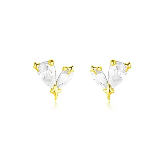 GIFT&CO S999 Fine Silver Stud Earrings Women's-8
